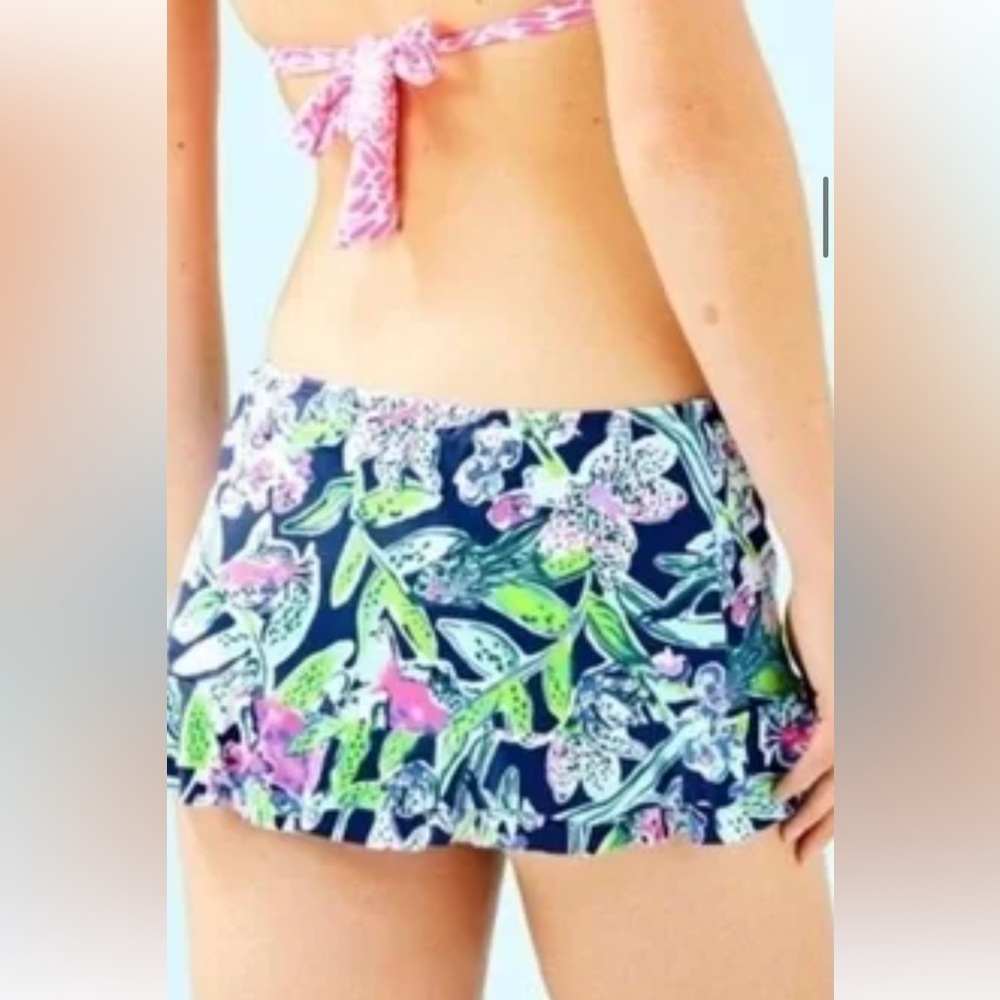 Lily Pulitzer Monaco hipster bikini bottom layered ruffle skort - Picture 5 of 5